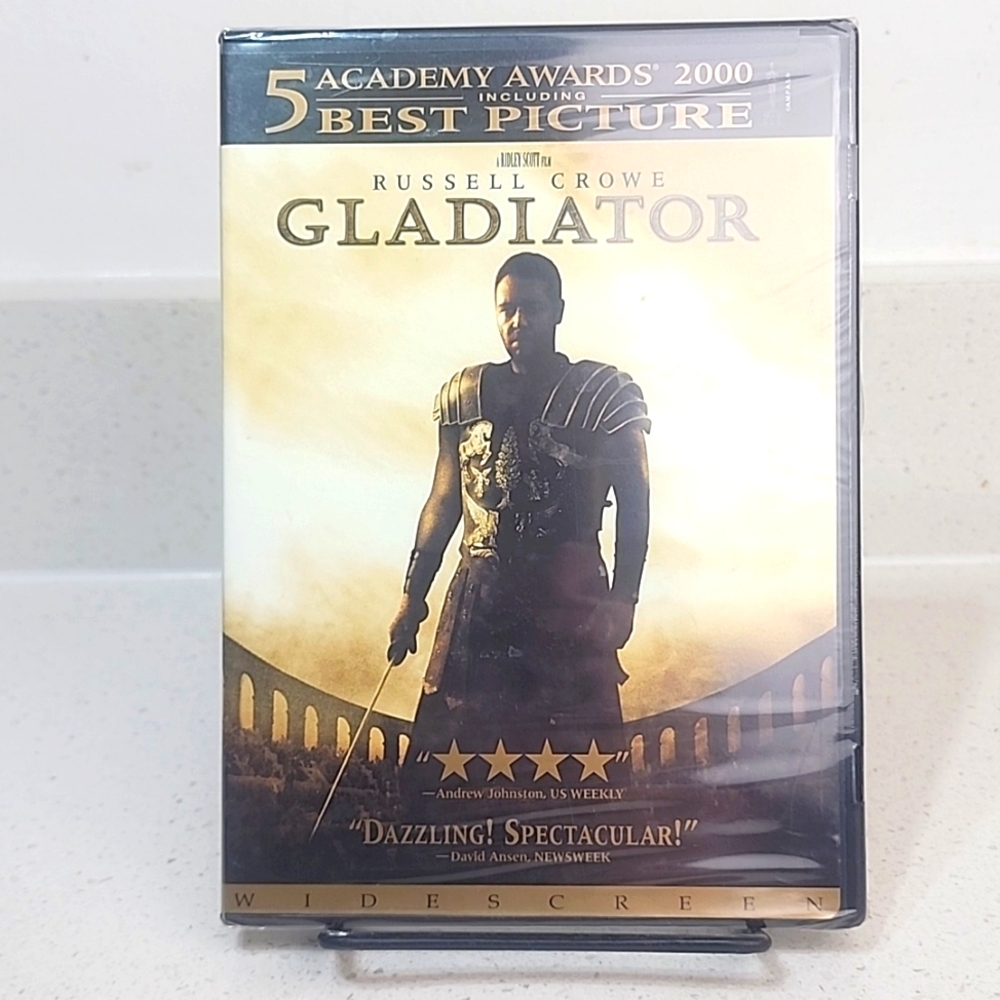 Gladiator New Never open DVD Widescreen.